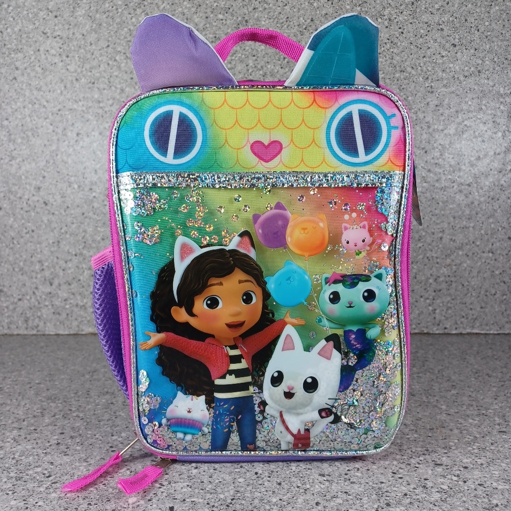 Gabby’s Doll House Party Starts Meow Insulated Lunch Bag